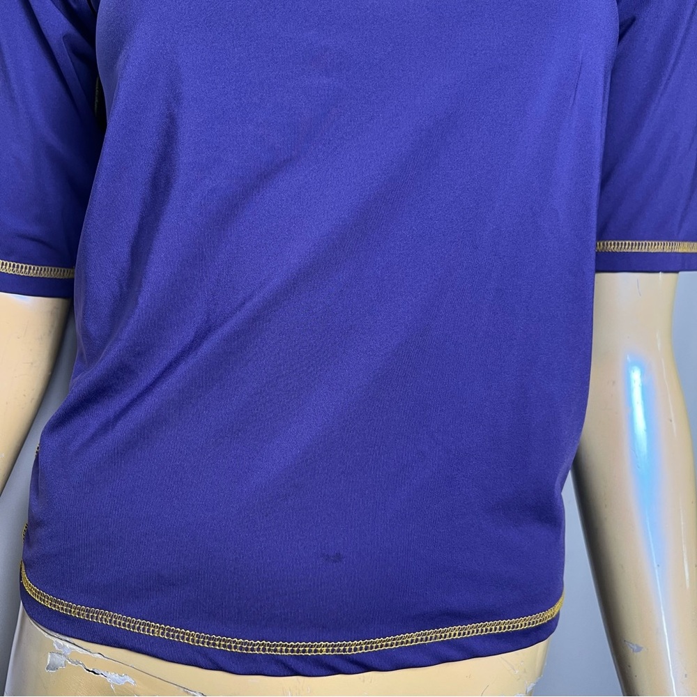 Purple Lakers Rash Guard Top - Picture 7 of 11